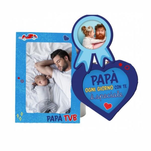 Cornice portafoto 3D "papà ogni giorno con te è speciale"