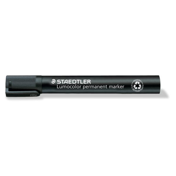Marcatore permanente punta tonda Staedtler Lumocolor permanent marker 352 2 mm nero - 352-9