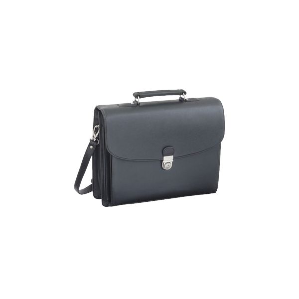 Valigetta ventiquattrore Alassio FORTE in ecopelle 40x15x32 cm nero 92011
