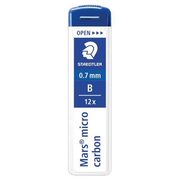 Astuccio 12 mine sottili B Staedtler Mars® Micro Carbon 0,7 mm - 250 07-B