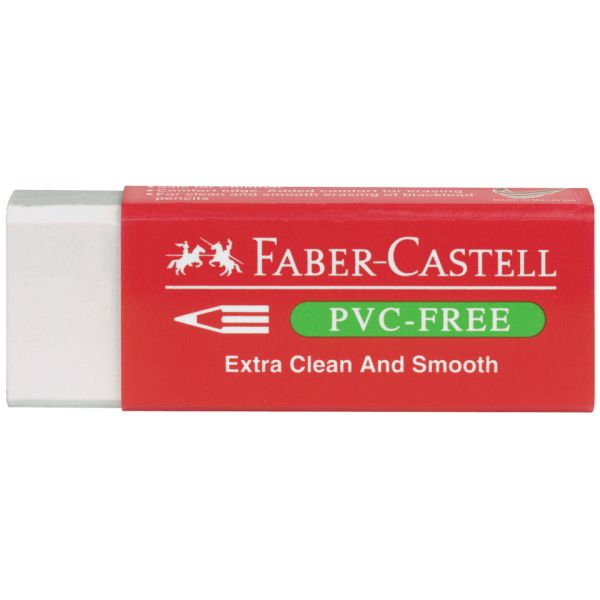 Gomma Faber-Castell 7095-20 per matita bianca con guaina 189520