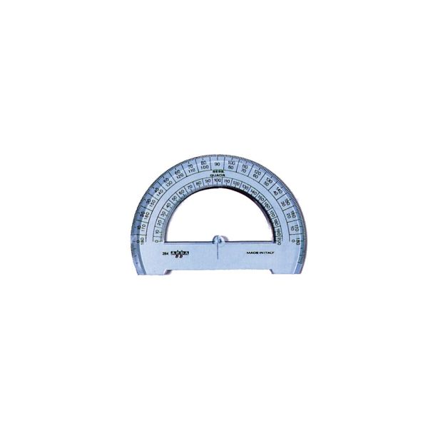 Goniometro ARDA Linea Uni plastica termoresistente fumé ottico trasparente 180° 12 cm - 284SS