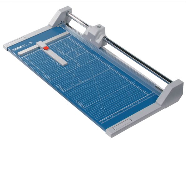 Taglierina a rullo Dahle di terza generazione con pressino automatico luce 510 mm blu R000552
