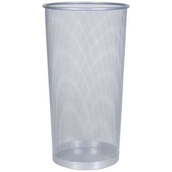 Portaombrelli in metallo Q-Connect 22.6 l h 50 cm x diametro 27,5 cm argento KF00828