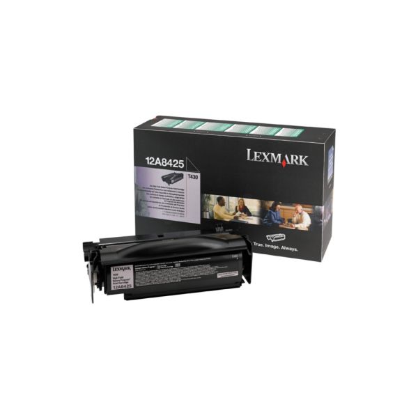 Toner alta resa return program Lexmark nero 12A8425
