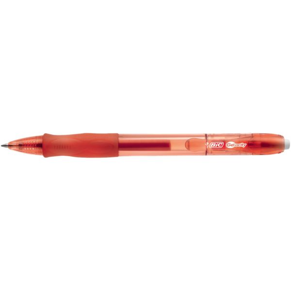 Penna gel a scatto BIC Gel-ocity 0,7 mm rosso 829159