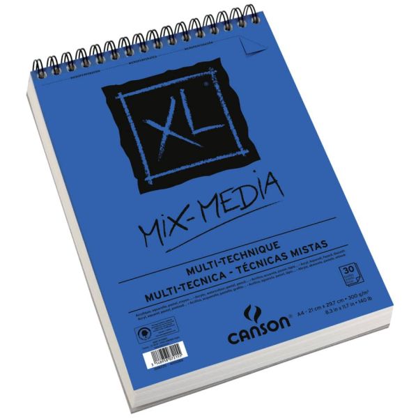 Album spiralato Canson Mix Media XL bianco 300 g/m² 30 fogli A4 C200807215