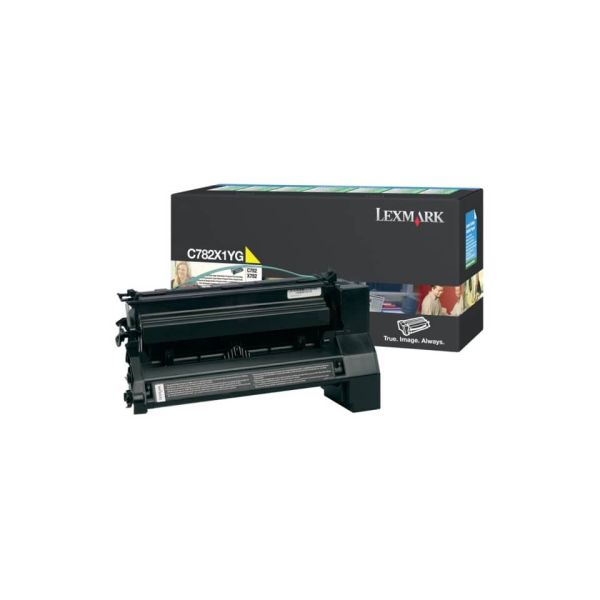 Toner altissima resa return program Lexmark giallo C782X1YG
