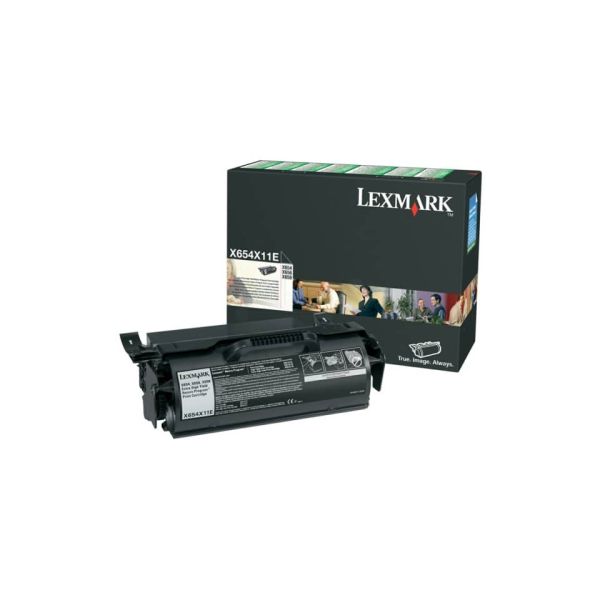 Toner altissima resa return program Lexmark nero X654X11E