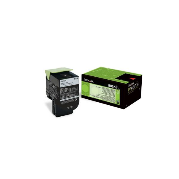 Toner return program 802K Lexmark nero  80C20K0