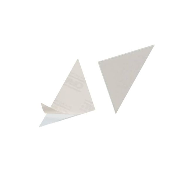 Tasche adesive DURABLE CORNERFIX® triangolari polipropilene trasparente 175x175mm  conf. 100 - 828319