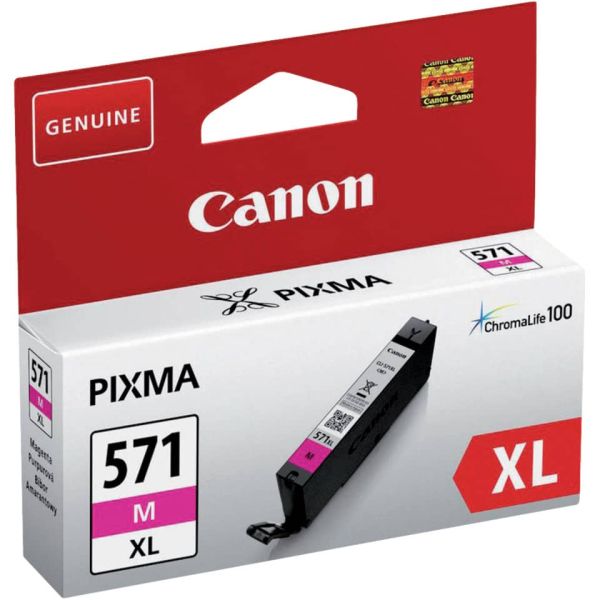 Cartuccia inkjet alta capacità CLI-571M XL Canon magenta 0333C001