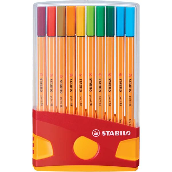 Fineliner Stabilo Point 88® 0,4 mm conf. 20 colori assortiti 8820-03  -14