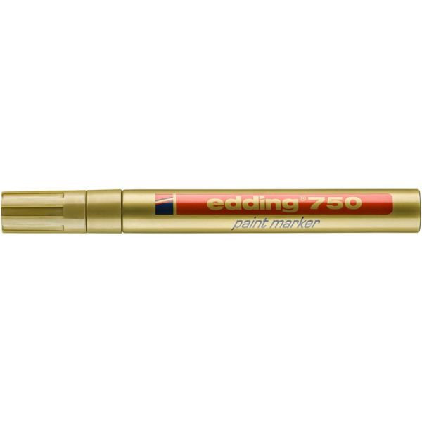 Marcatore a vernice edding 750 punta conica 2-4 mm oro E-750 053