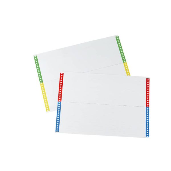 Cartoncini di ricambio BERTESI per cartelle sospese cassetto 30x22x2 cm assortiti  Conf. 10 pezzi - 032 10