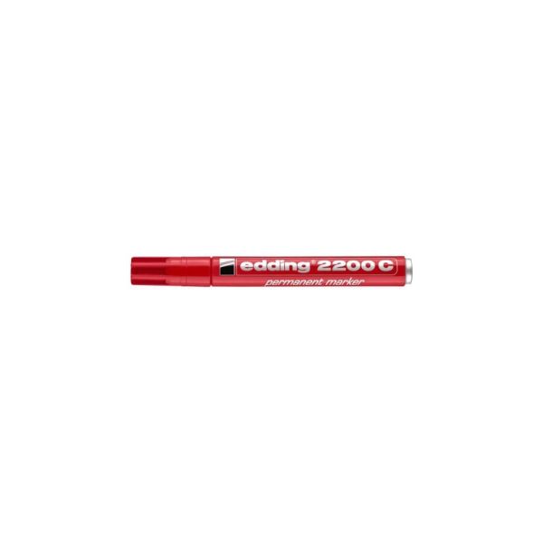 Marcatore permanente edding 2200 C punta scalpello 1-5 mm rosso E-2200C 002