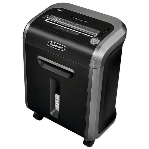 Distruggidocumenti uso moderato FELLOWES Powershred® 79Ci - P-4 - 23 L - taglio a frammenti 4x38 mm - 4679001