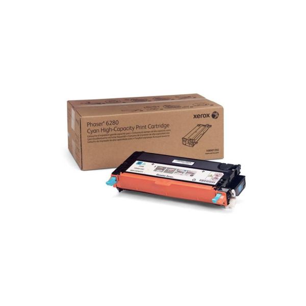 Toner alta capacità Xerox ciano  106R01392