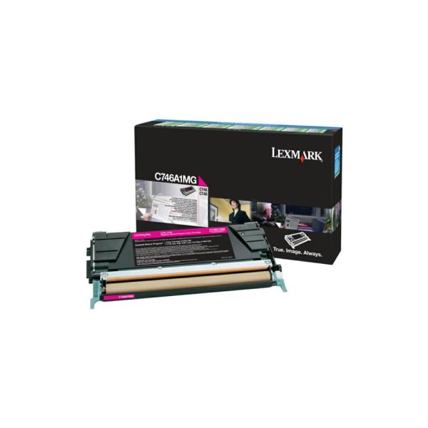 Toner return program C746, C748 Lexmark magenta C746A1MG