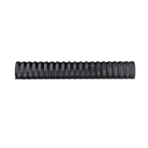 Dorsi plastici a 21 anelli GBC CombBind 45 mm A4 nero - fino a 400 fogli conf da 50 dorsi - 4028186