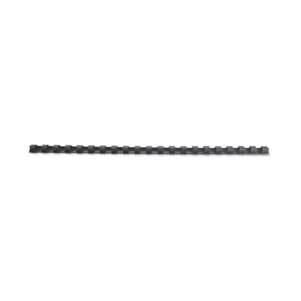 Dorsi plastici a 21 anelli GBC CombBind 12 mm A4 nero -  fino a 95 fogli conf da 100 dorsi - 4028177