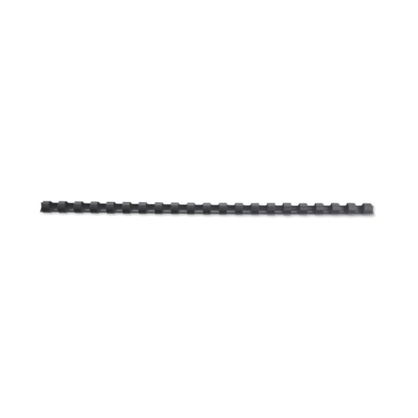 Dorsi plastici a 21 anelli GBC CombBind 8 mm A4 nero - fino a 45 fogli conf da 100 dorsi - 4028174