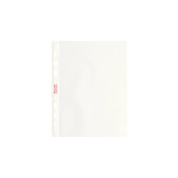 Buste a perforazione universale goffrate Esselte OFFICE 15x21 cm trasparente antiriflesso  conf.25 - 395612200