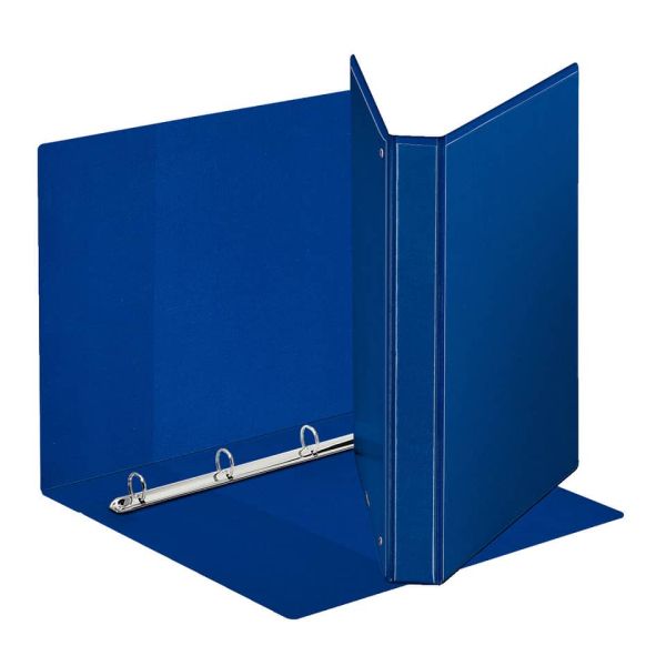 Raccoglitore personalizzabile Esselte Display a 4 anelli tondi 25mm PP eco-comp. blu formato Maxi - 394752500