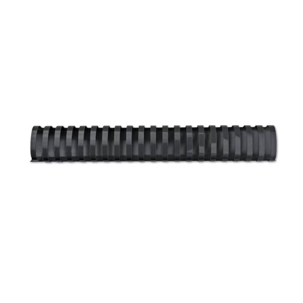 Dorsi plastici a 21 anelli GBC CombBind 51 mm A4 nero - fino a 450 fogli conf da 50 dorsi - 4028187