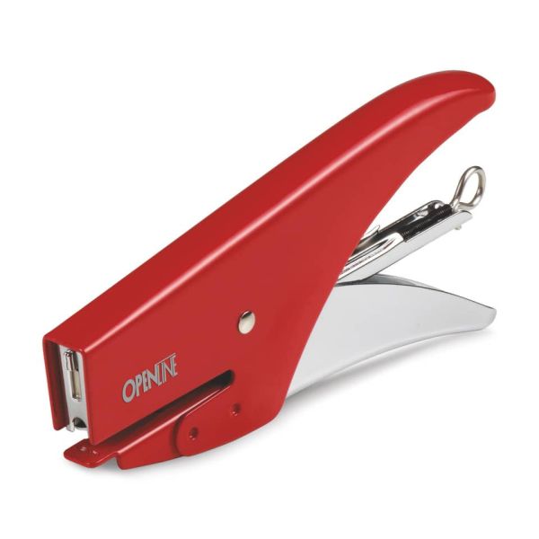 Cucitrice manuale a pinza OPENLINE passo 6 max 18 ff rosso 0185R