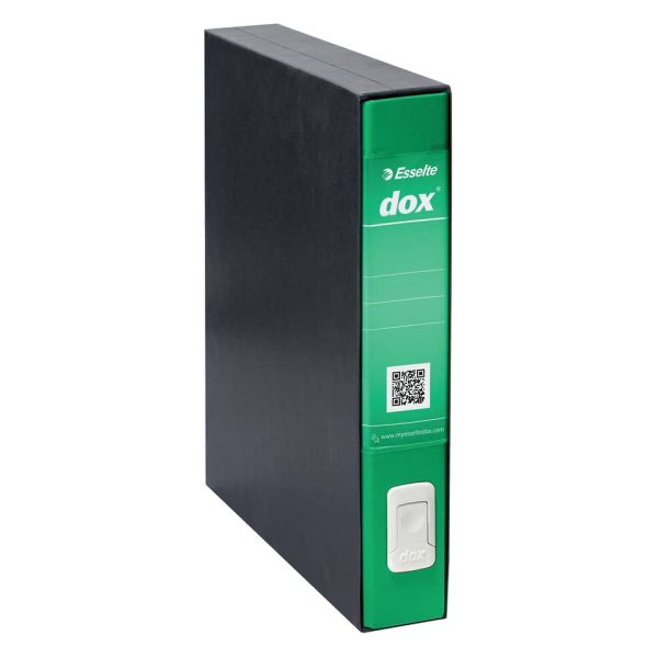 Registratore a leva DOX4 Commerciale 28,5x31,5 cm - dorso 5 cm verde - D26414