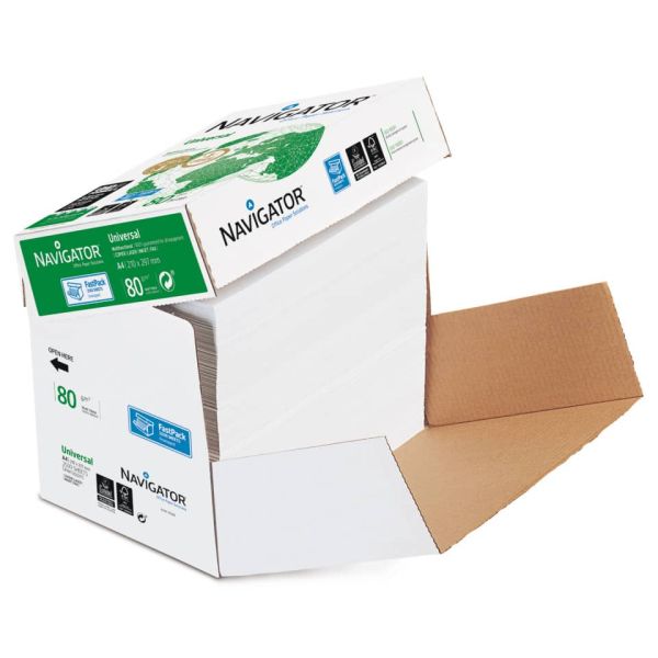 Carta per fotocopie A4 Navigator Universal 80 g/m² Scatola da 2500 fogli - NUN0800773