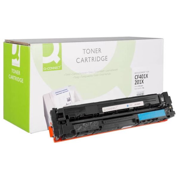 Toner Q-Connect rigenerato HP CF401X ciano - KF18645