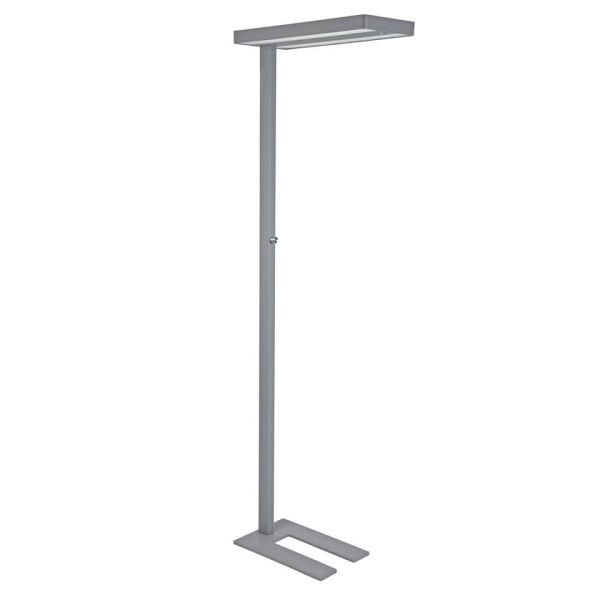 Lampada piantana a LED dimmer con sensore movimento/crepuscolare Juvis Maul argento - 82586-95