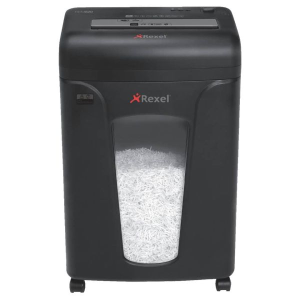 Distruggidocumenti uso frequente Rexel Mercury™ REM820 P-5 21 L - taglio a microframmenti 1,9x15 mm nero 2104010EU