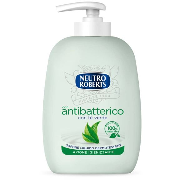 Sapone liquido Neutro Roberts antibatterico con tè verde 200 ml R908762