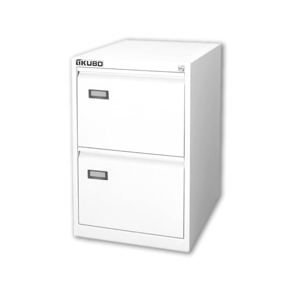 Classificatore per cartelle sospese KUBO 2 cassetti 46x62x70 cm bianco 4302
