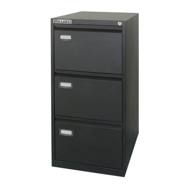 Classificatore per cartelle sospese KUBO 3 cassetti 46x62x101 cm nero 4103