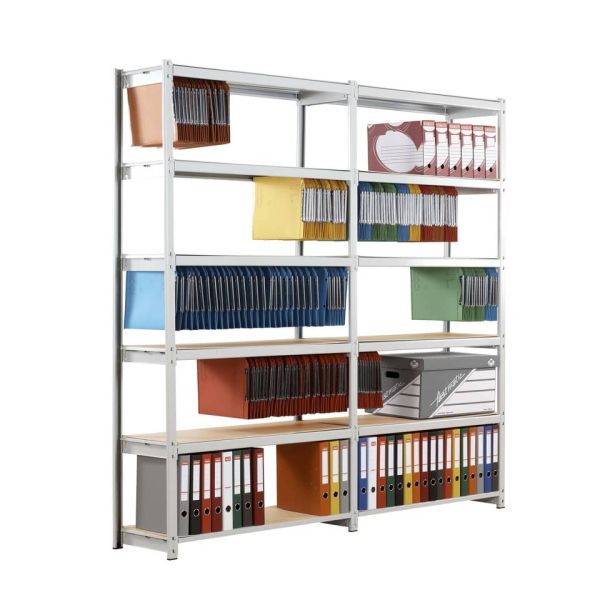 Modulo base scaffalatura Paperflow RANG'ECO SF fisso 125x37x195 cm grigio - K652231