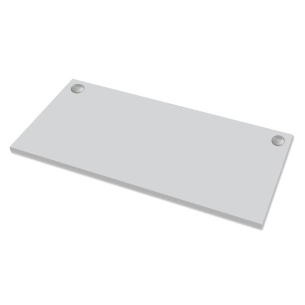 Piano scrivania grigio Fellowes Levado 160x80 cm - 9870401