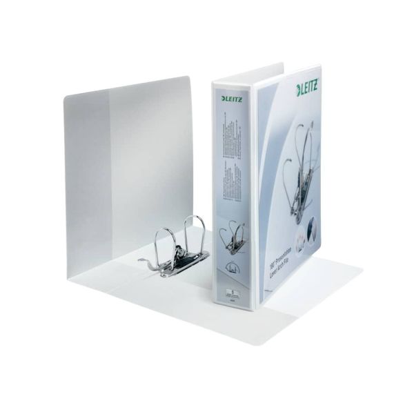 Raccoglitore a leva a 2 anelli bianco Leitz dorso 75 mm 42250001