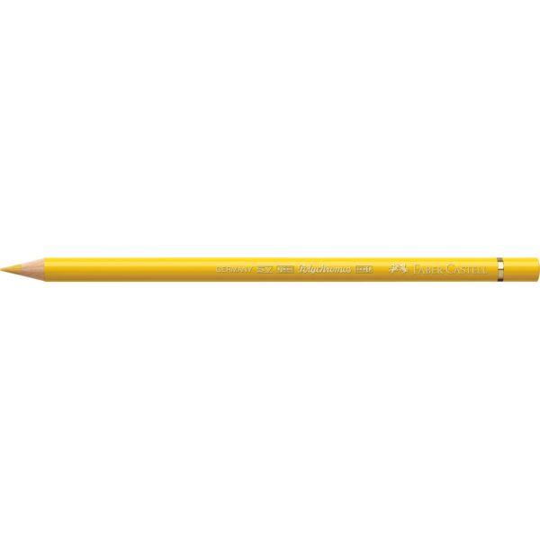 Matite colorate permanenti Faber Castell Polychromos mina 3,8 mm conf. 6 pezzi - giallo napoletano - 110185
