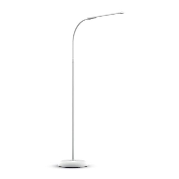 Lampada da terra a LED MAULpirro h 125 cm bianco con dimmer Z810001