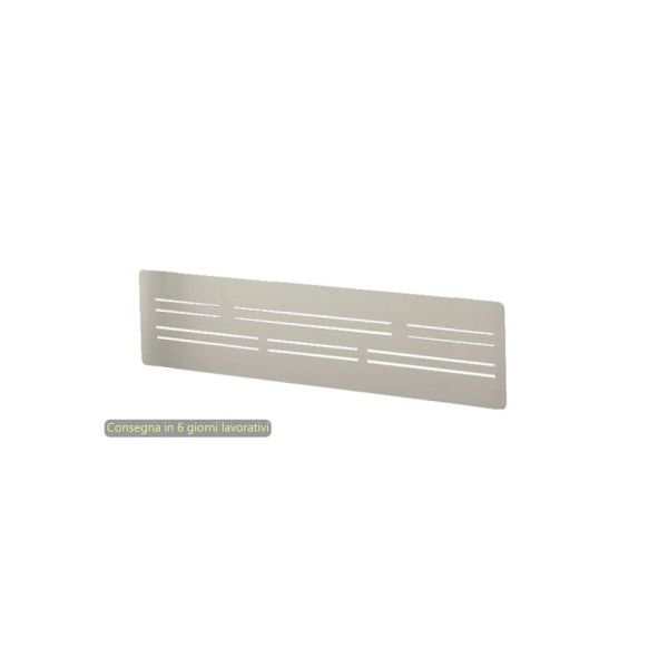 Modesty Panel Metal Artexport Presto Venere Plus sp. 15 mm 168x30 cm grigio allluminio - BMAD18+BOAC-AA