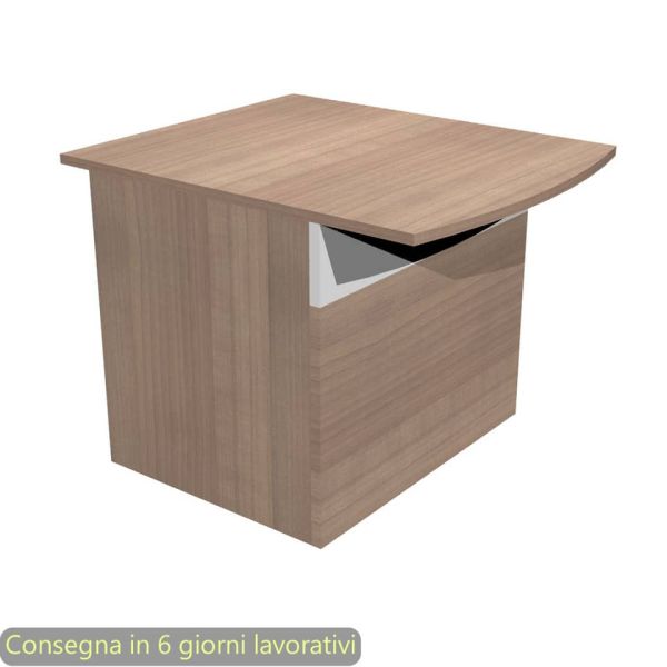 Bancone reception basso per disabili ciliegio arabis 80x97,5xH.72 cm in melaminico Musa Artexport - 2824-HB80/K3