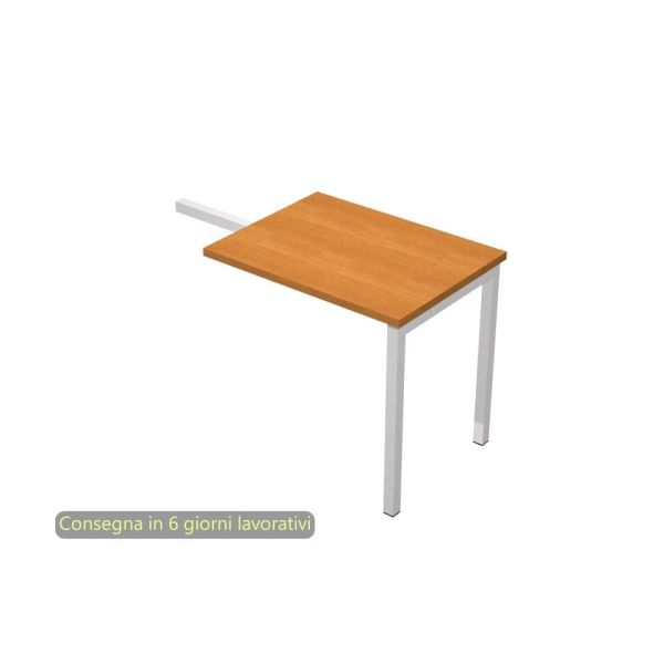 Allungo reversibile dx/sx per scrivania Artexport Presto VenerePlus 80x60x72,5cm noce chiaro - 671/4