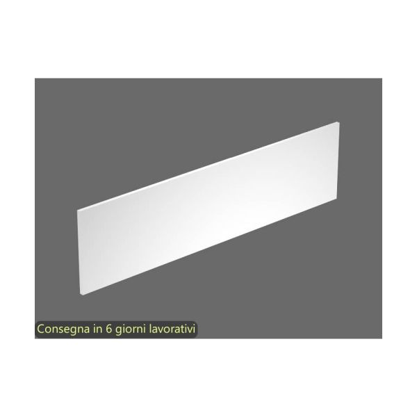 Pannello divisorio + staffe supporto per bench bianco 180x40 cm in melaminico linea Bridge Artexport - PAN-180-BTA/3