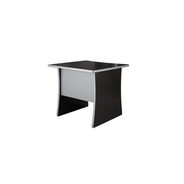 Scrivania Frensy Spirit fianchi a pannello 80x80x72 cm wengé USPWS80