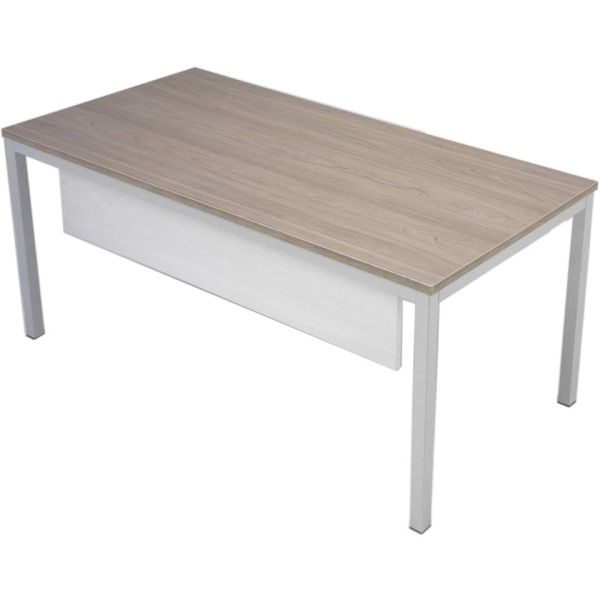 Scrivania con gambe metalliche Frensy Florence 180x80x72 cm olmo frassino chiaro - UFLSM18
