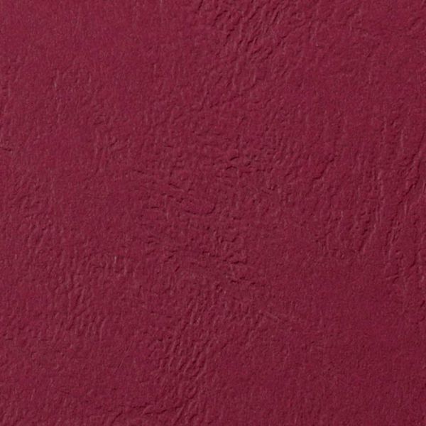 Copertine per rilegatura GBC Leathergrain in cartoncino goffrato A4 rosso scuro - conf. 100 pezzi - CE040030